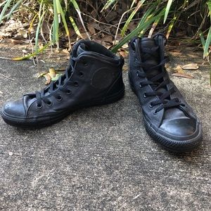 All Black Converse Hi-Top Sneaker